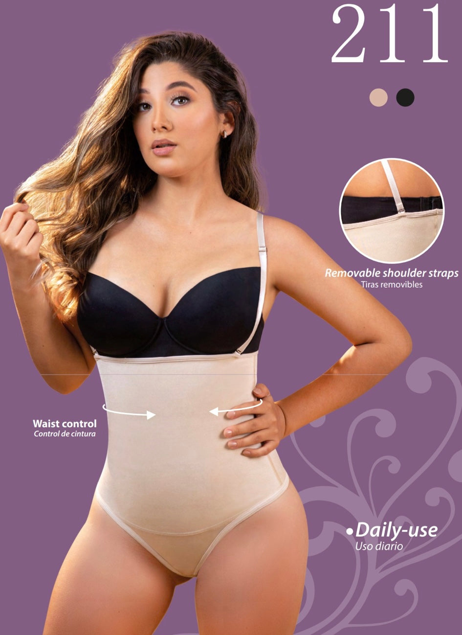 Open-Bust Thong-Bottom Bodyshaper #211
