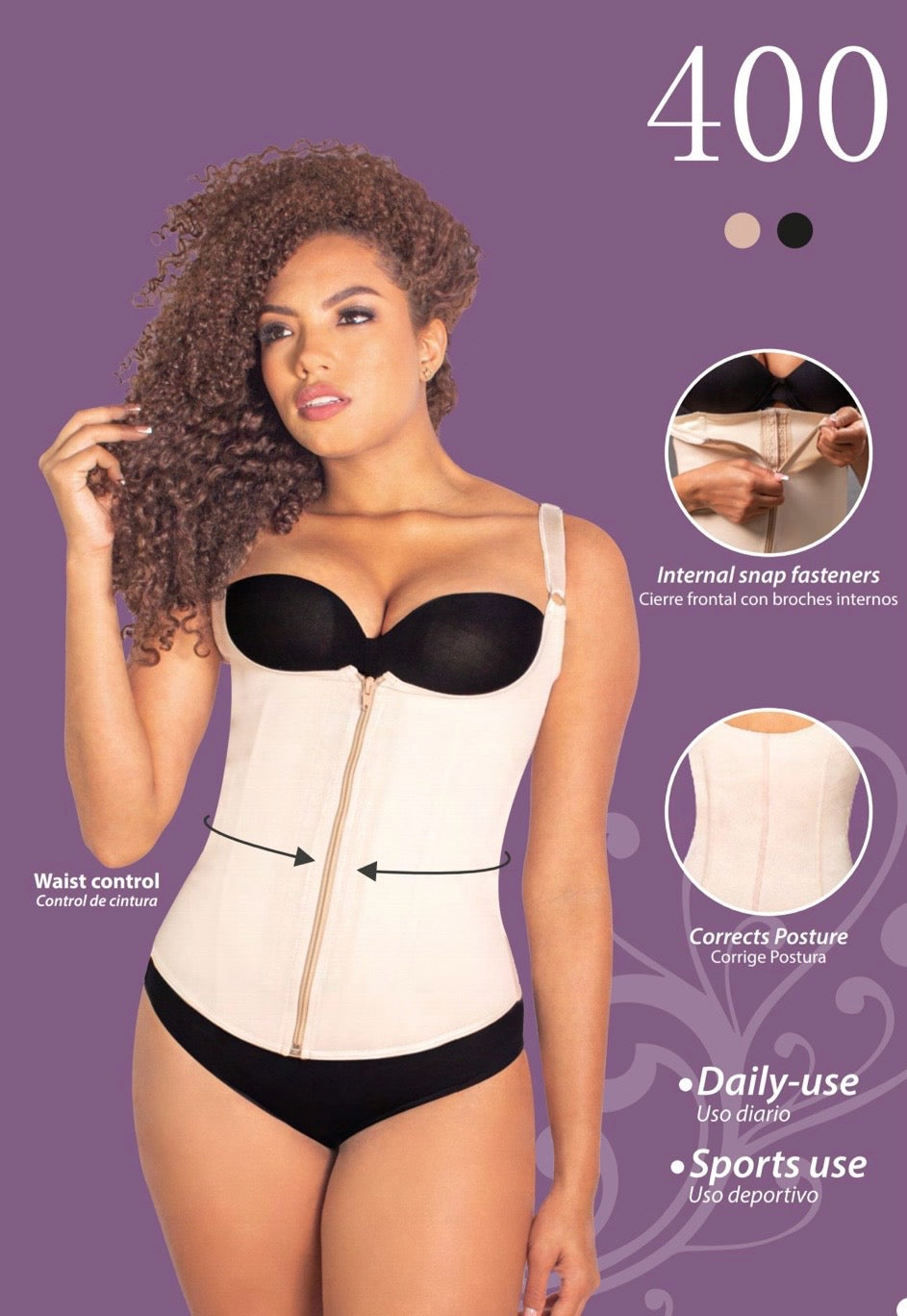Cincher Vest With Zipper #400