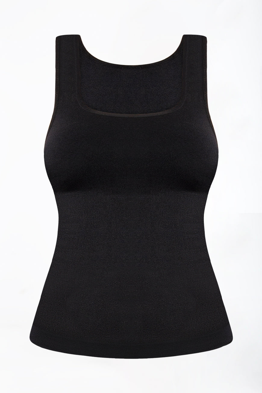 Square Neck Control Tank #CUR3510