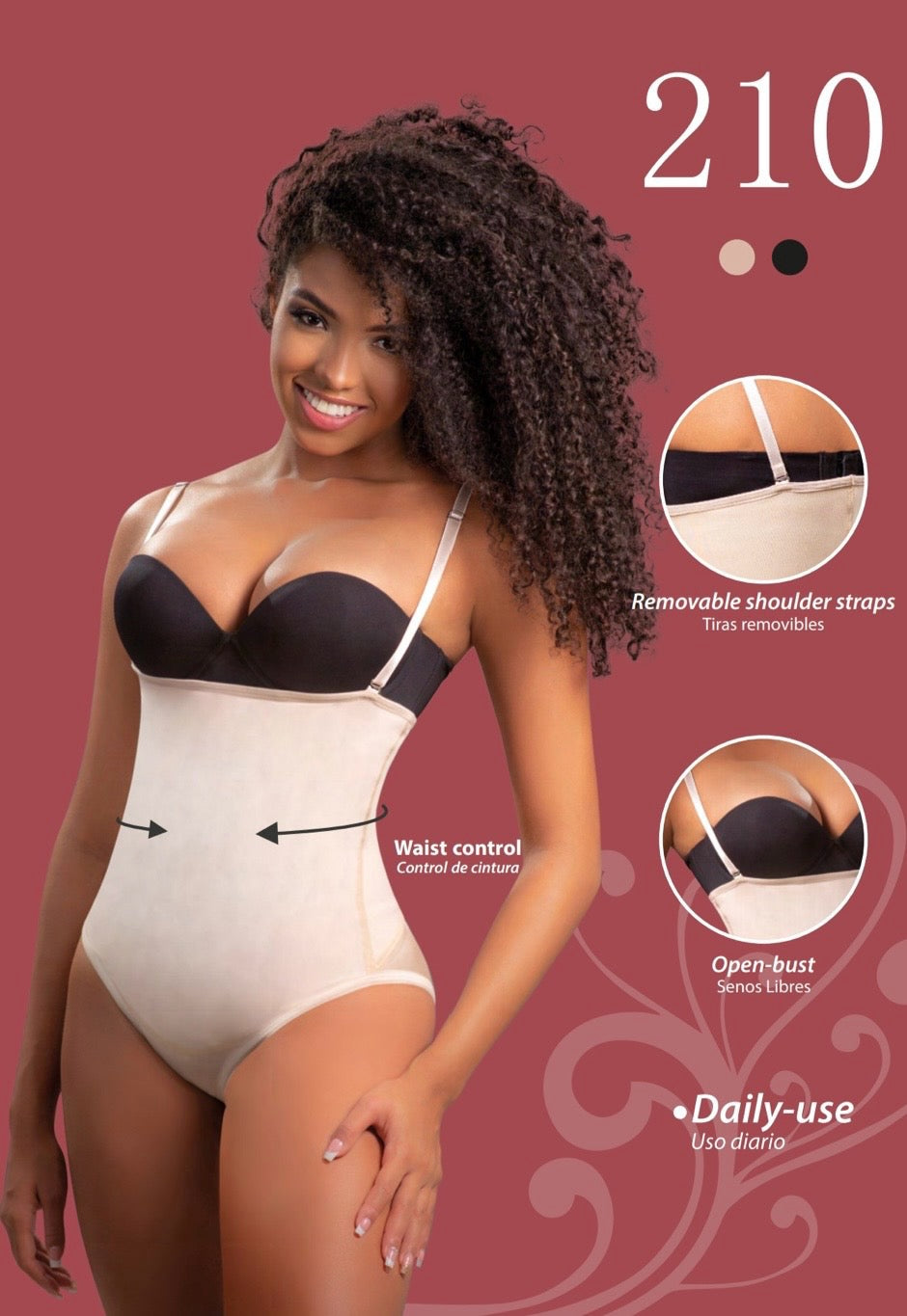 Open-Bust Bikini-Bottom Bodyshaper #210