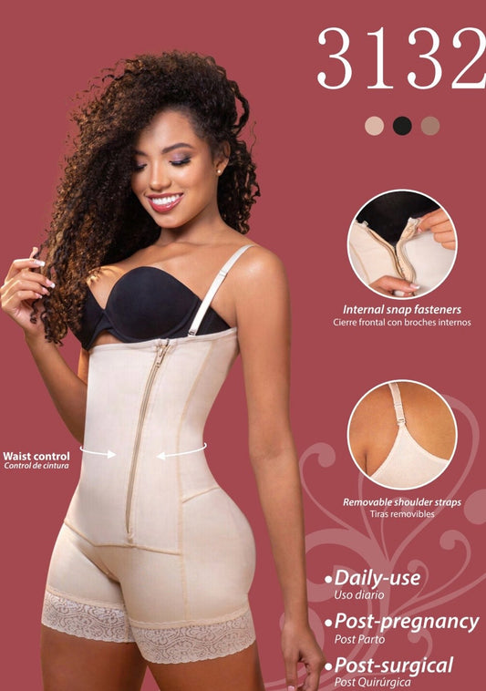 Body Shaper with Side Closure #3132