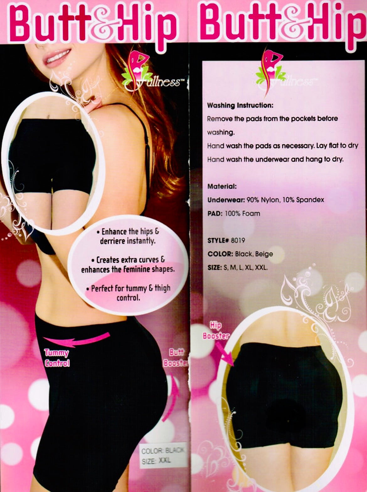 Butt & Hip Booster Panty #8019